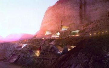 Wadi Rum Resort: эко-курорт класса люкс, расположенный прямо в скале
